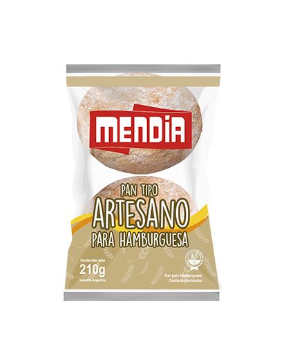 Pan hamburguesa Artesano